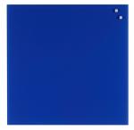 Glassboard cobalt blauw 45x45cm NAGA