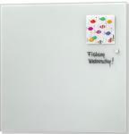 Glassboard wit 45x45cm NAGA