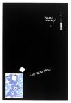 Glassboard zwart 40x60cm NAGA
