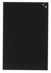 Glassboard zwart 60x80cm NAGA