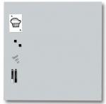 Glassboard wit 100x100cm NAGA