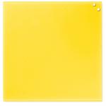 Glassboard geel 45x45cm NAGA