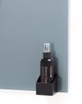 Metal box with board cleaner