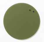 Memobord naga nord olijf groen 35cm glas