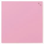 Glassboard Licht Roze 45x45cm