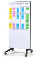 Mobiel Glassboard wit