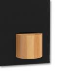 Naga Super Sterk Magnetisch Bamboo Bakje half rond