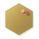 NAGA Magnetisch Memobord Hexagon 21cm Goud