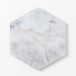 NAGA Magnetisch Memobord Hexagon 21cm Roze Marmer