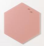 NAGA Magnetisch Memobord Hexagon 42cm Roze