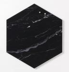 NAGA Magnetisch Memobord Hexagon 42cm Zwart Marmer